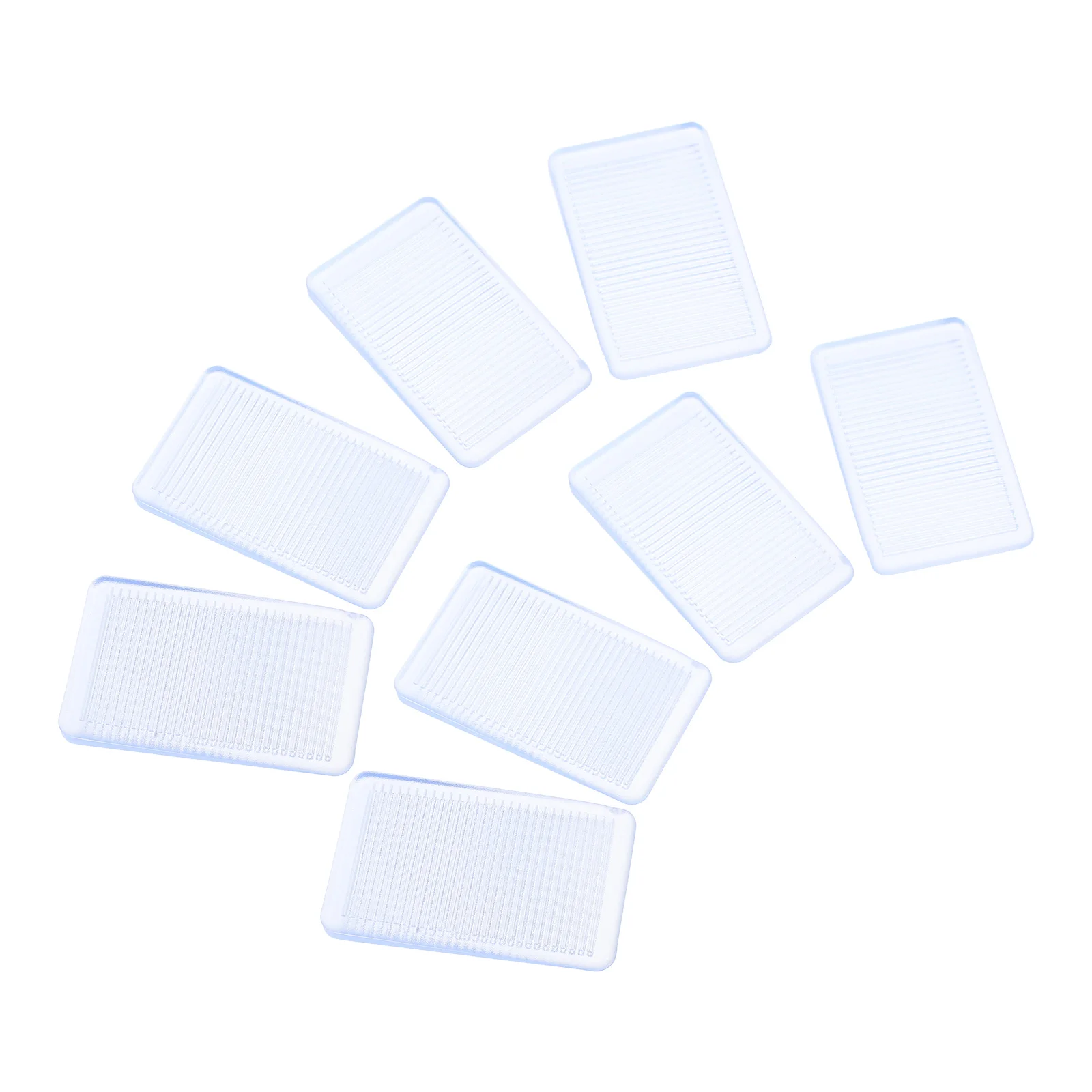 

8pcs Mat White Furniture Levelers Shims Stabilizing Tables Door Stopper Wear Resistant Leveling Floors Bed Frame