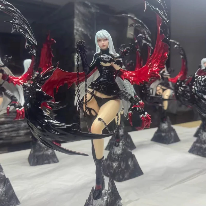 

New Digimon Lady Devimon Gk Statue Winged Demon Anime Action Figure Beautiful Girl Desktop Decor For Anime Otaku Fans