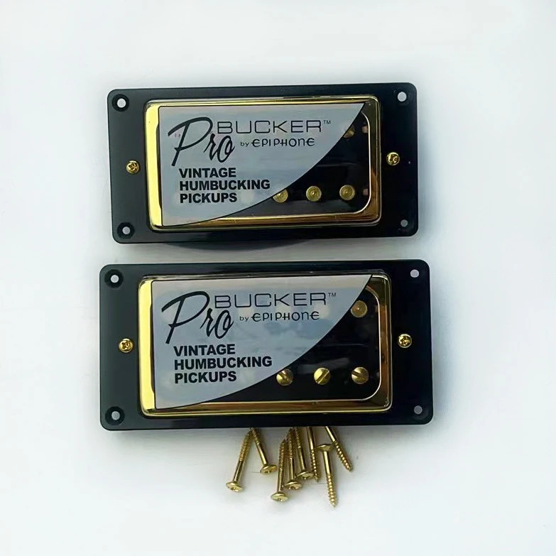 

1 Set Original Authentic Epi LP Standard Vintage Humbucker Pickup Pro ProBucker Zebra Electric Guitar Alnico Pickup 4C