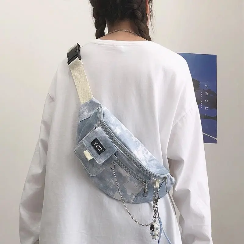 

Foufurieux Woman Bum Bag Phone Purse Money Belt Large Shoulder Men Fanny Packs Sports Travel Male Waist Bag Pouch Fashion Banana
