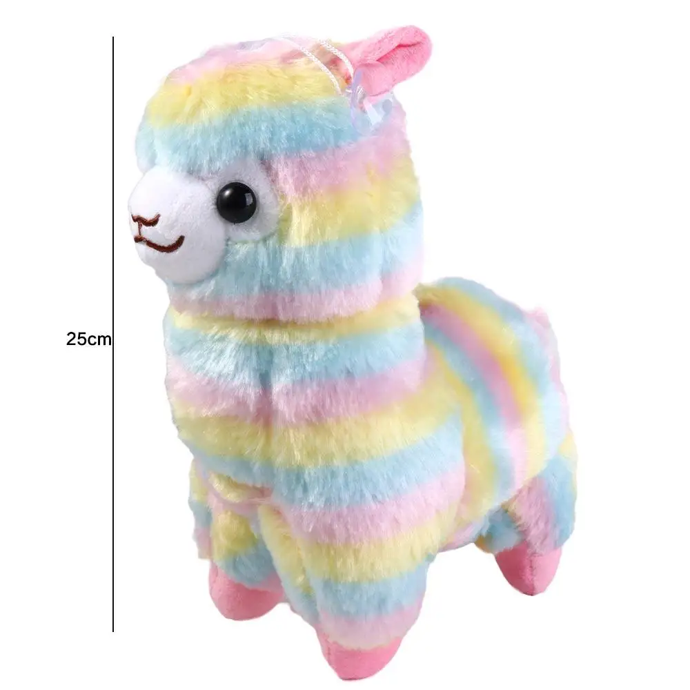 Marionnette jouet cadeau pour enfants dormir compagnon poupée cadeau peluche jouets alpaga peluche poupée maison peluches coloré alpaga poupée