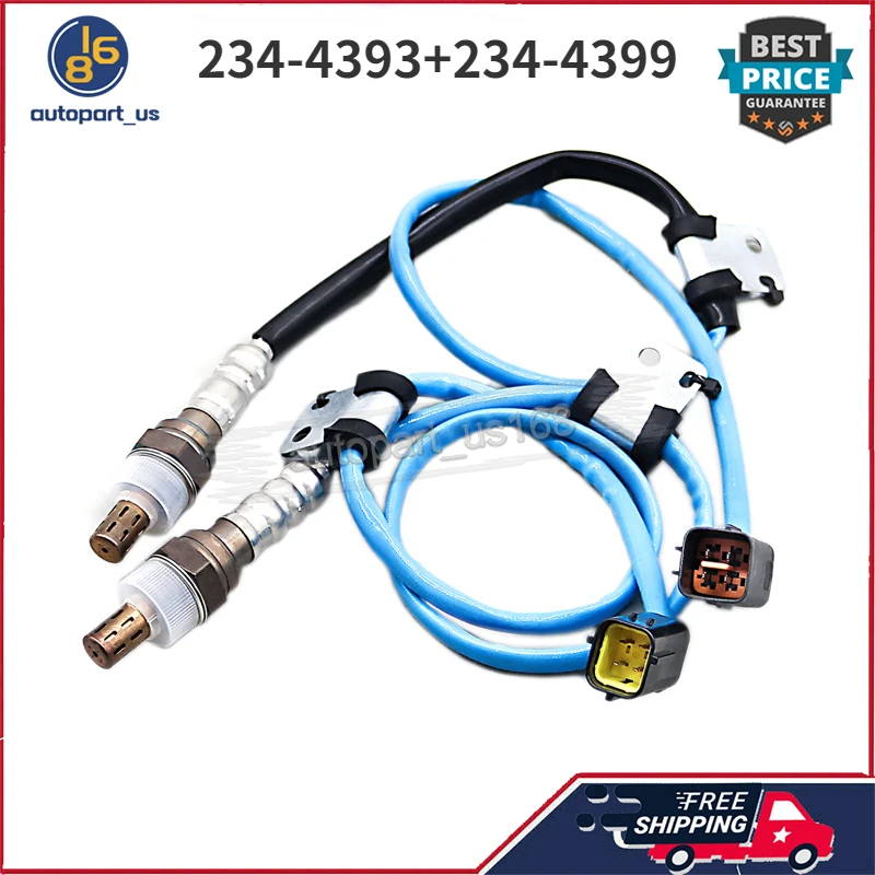 

234-4393 234-4399 2Pcs Upstream & Downstream Oxygen Sensor O2 Sensor Lambda Sensor For 2003-2005 Mazda 6 L4-2.3L