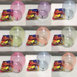 V Brand 12 Inch 2.8g Transparent Ball Wedding Birthday Party Decoration Color Crystal Bobo Latex Balloon
