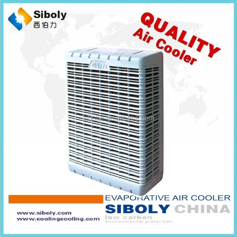 Solar Evaporative Energy Save Air Cooler Wall Mounted Use Water Air Conditioner