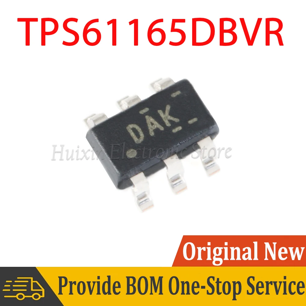 

TPS61165DBVR TPS61165D SOT23-6 White Light LED Driver Boost Converter SMD New and Original IC Chipset