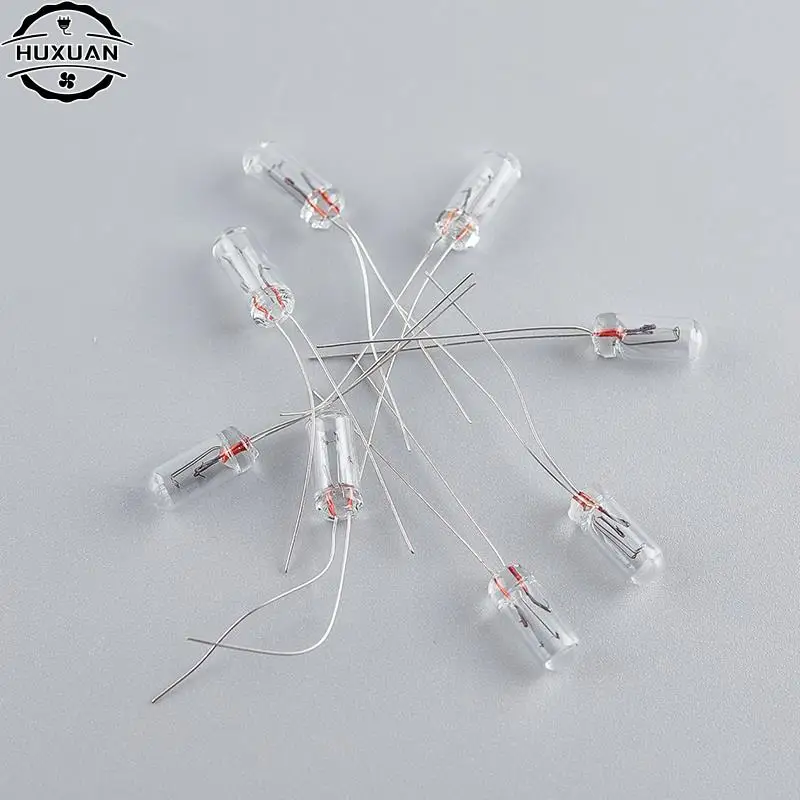 10pcs Miniature 0.07A 3mm 4mm 5mm 1.5V,3V,6V, 9V,12V, 24V Lamp Light Bulb Edison Incandescent Filament Rice