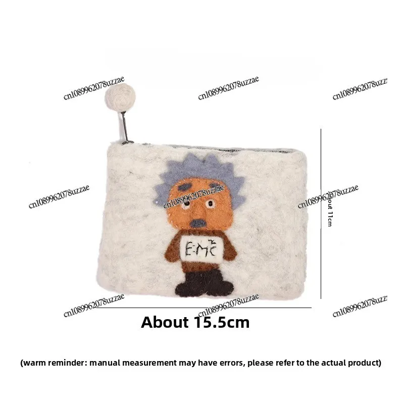 Handmade Wool Felt Change Bag Cute Animal, Styling Coin Bag Clutch Bag