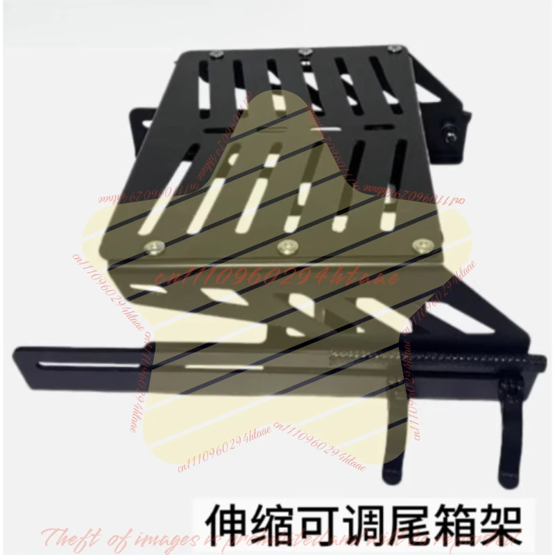 Suitable for Honda CT125 Modified Mid Mounted Luggage Rack, Super Baby Motorcycle Curved Beam Front Cargo Rack, Widened Shelf