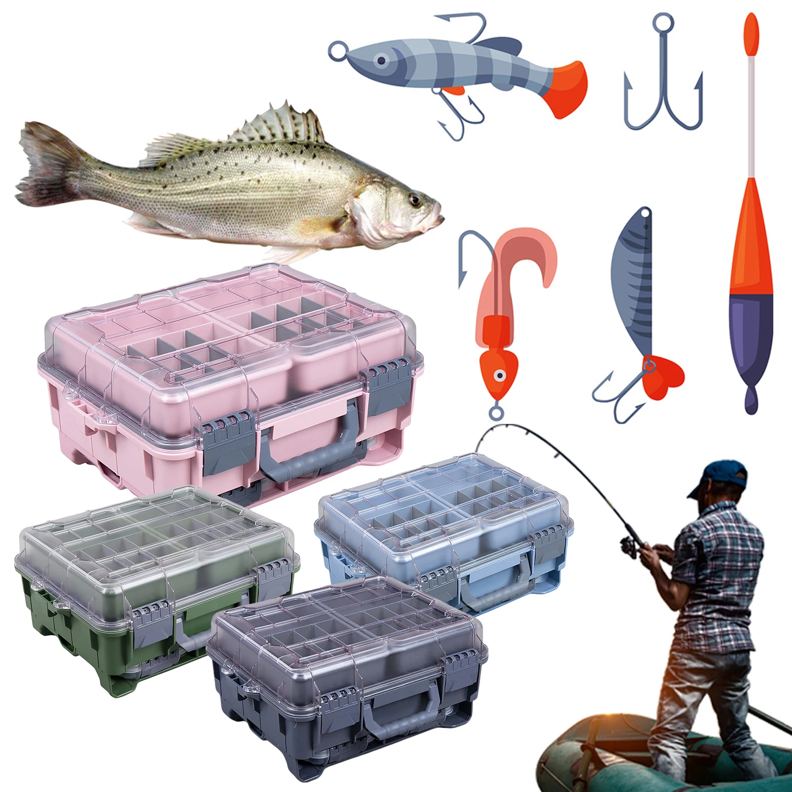 

Tackle Storage and Tool Organization Tackle Systems Stowaway Box for Men Women Xmas Surprise Fishing Gifts
