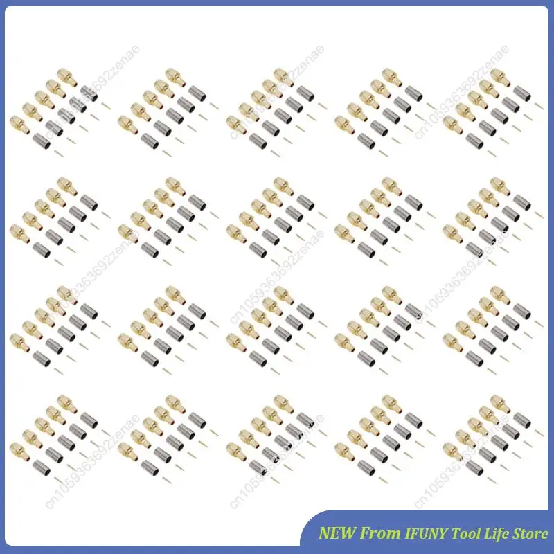 2000Pcs SMA Male Plug Straight Crimp For RG58 Connector Adapter New
