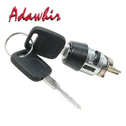 Car Ignition Lock Cylinder Switch for Audi 100 A6 80 B4 1990-1997 4A1905855 with 2 Keys