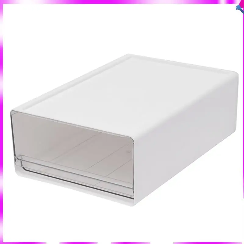 

N96R Transparent Drawer Type Desktop Storage Box Portable Stack Combination Office File Storage Box Study Bedroom