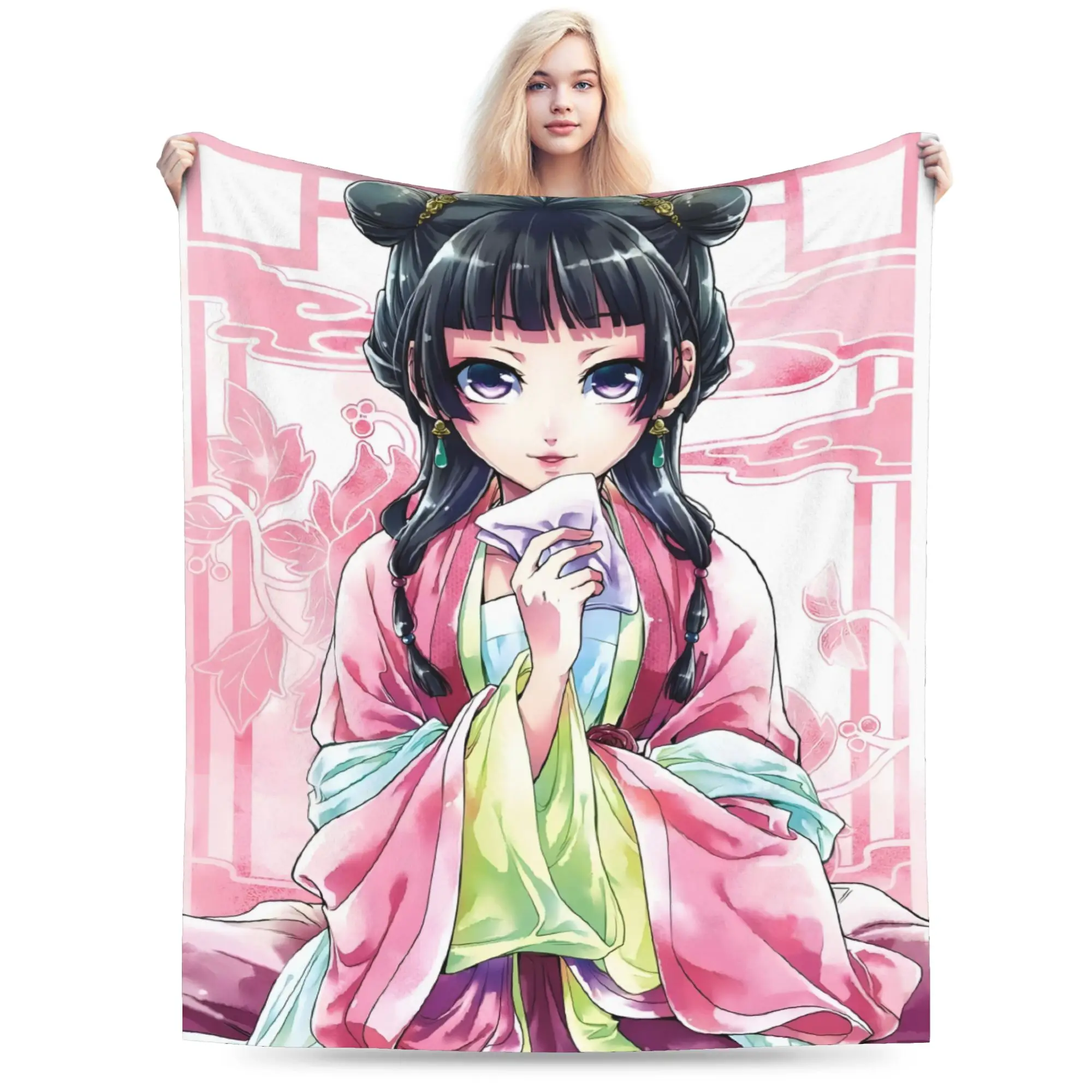 The Apothecary Diaries Anime Maomao Blankets Fleece Autumn/Winter  Portable Super Soft Throw Blanket for Sofa Outdoor Bedspread