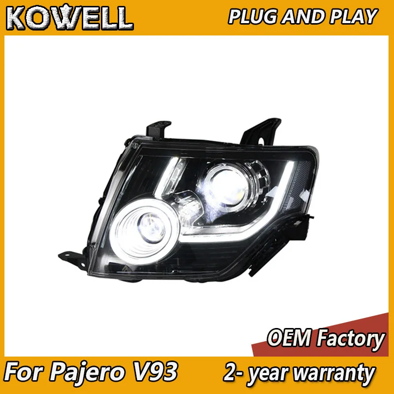 

Car Styling for Mitsubishi Pajero Head Light 2009-2021 V97 Headlight V87 V93 DRL Turn Signal Low High Beam Projector Lens