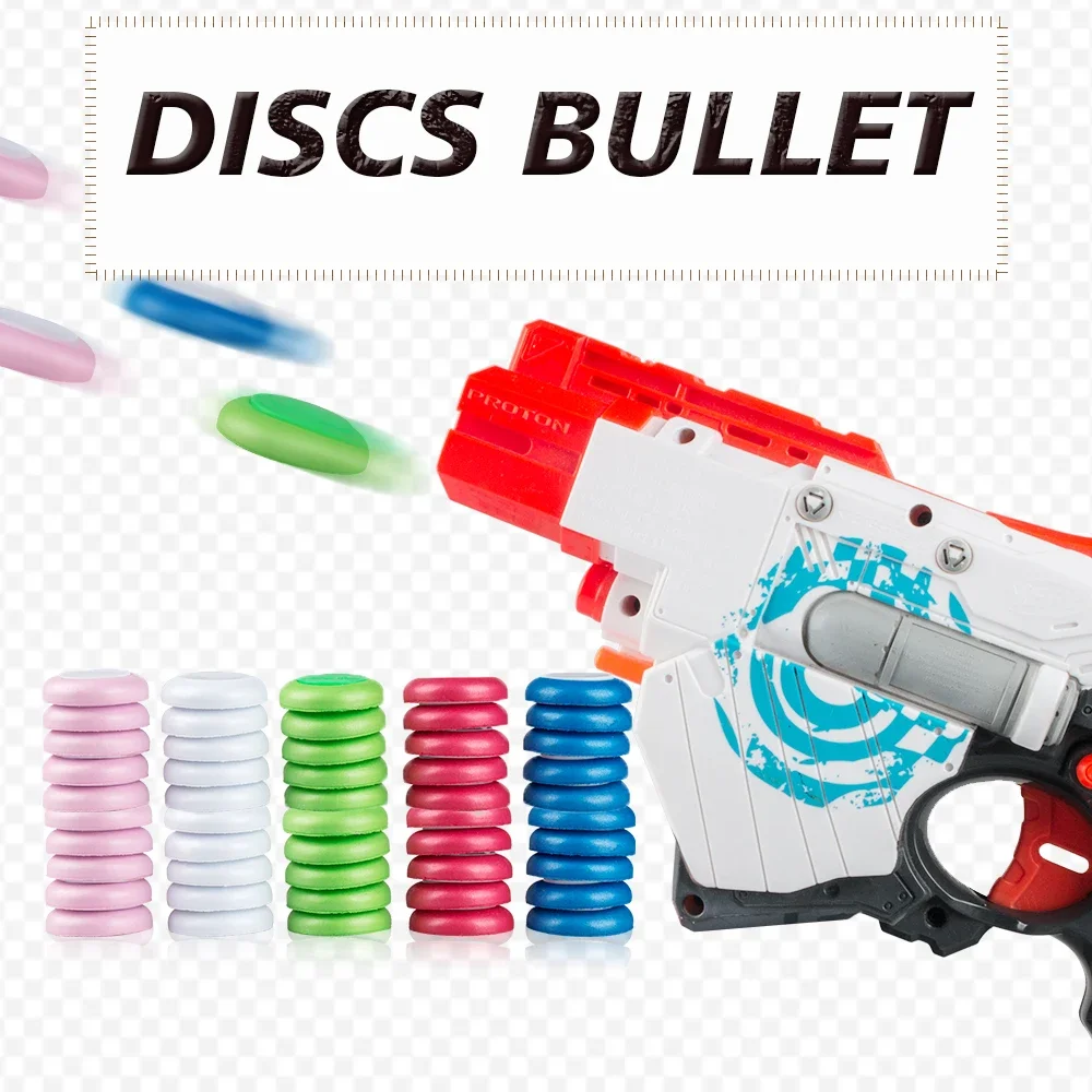 Recharge de disques ronds Bullet pour enfants, Vortex, Praxis, Nitron, Vigilon, Proton Darts, Series Blasters, Xmas Gift, 10, 20, 30/40