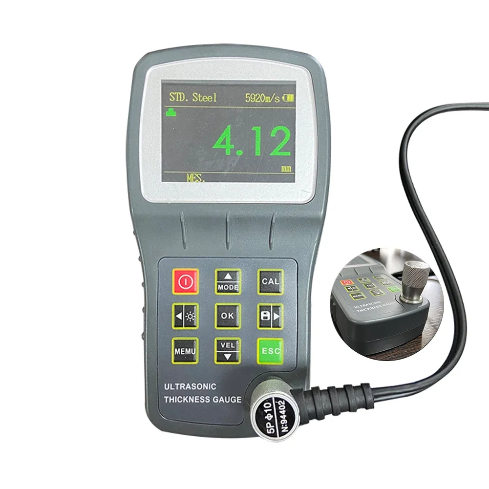 

Digital Ultrasonic Thickness Gauge Portable Metal & Coating Thickness Tester
