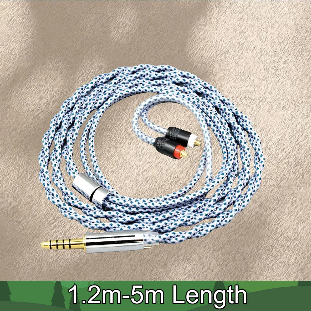 

99% Pure Silver Mix Graphene OCC Shielding Earphone Cable For Sony IER-M7 IER-M9 IER-Z1R LN008639
