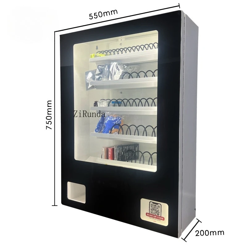 QR code vending machines, protein bars, plastic gifts, snack beverages, vending machines, cashless