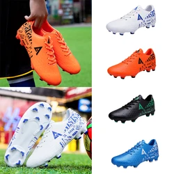 TF/FG Society Kids Soccer Shoes School Football Boots Grass Sneakers Outdoor Athletic Training Sports Shoes 28-38#