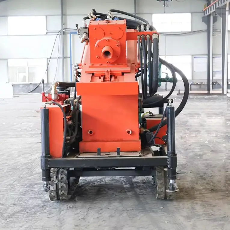 

Customized Crawler Flexible Travel Premium Hydraulic Deep Drilling Parts Water Well Drilling Rig Machine