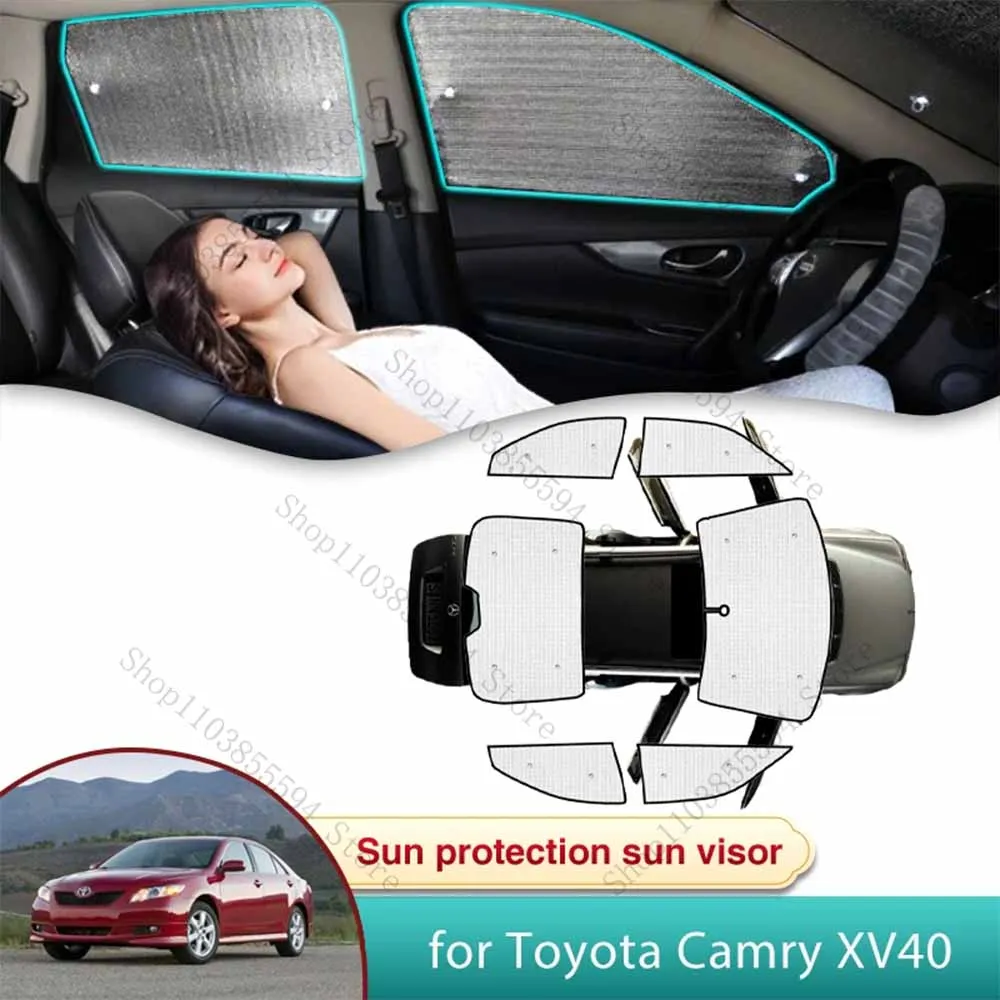 

Car Sun Shade for Toyota Camry XV40 Daihatsu Altis Aurion MK6 2007 2008 2009 2010 2011 Sunshade Windshield Side Window Shading