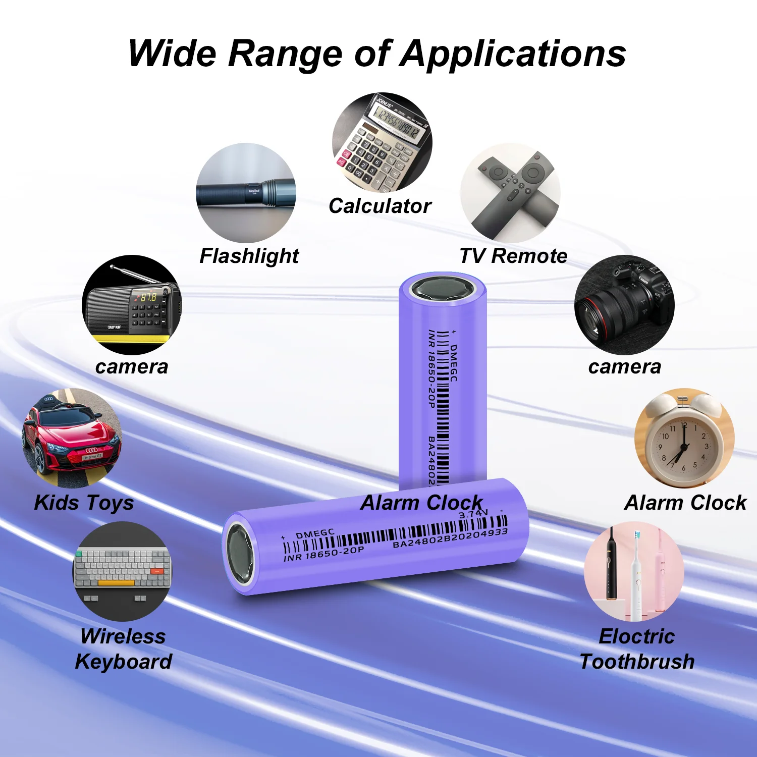 جديد 2025 18650 بطارية ليثيوم 10C 20A التفريغ 3.7 فولت 2000 مللي أمبير INR18650 2000 مللي أمبير الطائرة بدون طيار ليثيوم أيون 18650 بطارية ليثيوم قابلة للشحن