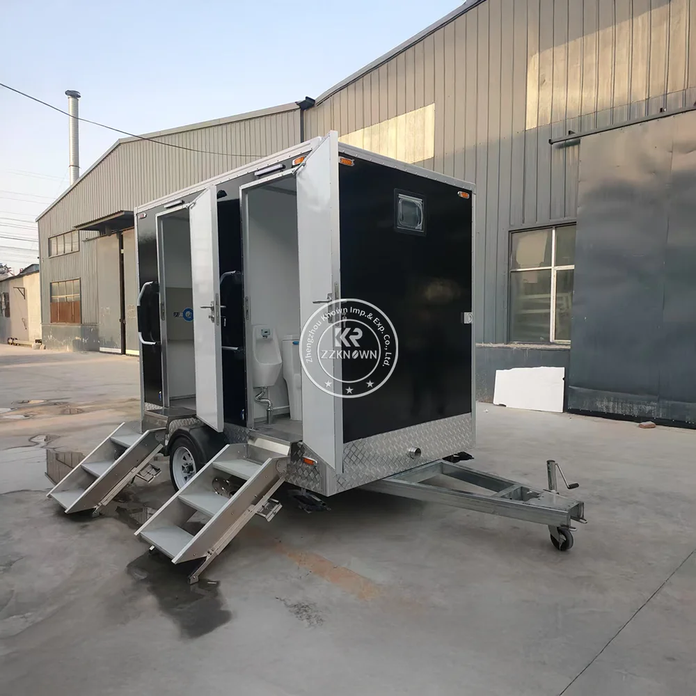 

2025 NEW Hot Sale Mobile Outdoor Luxury Portable Bathrooms Trailer Portable Mobile Toilet for Sale
