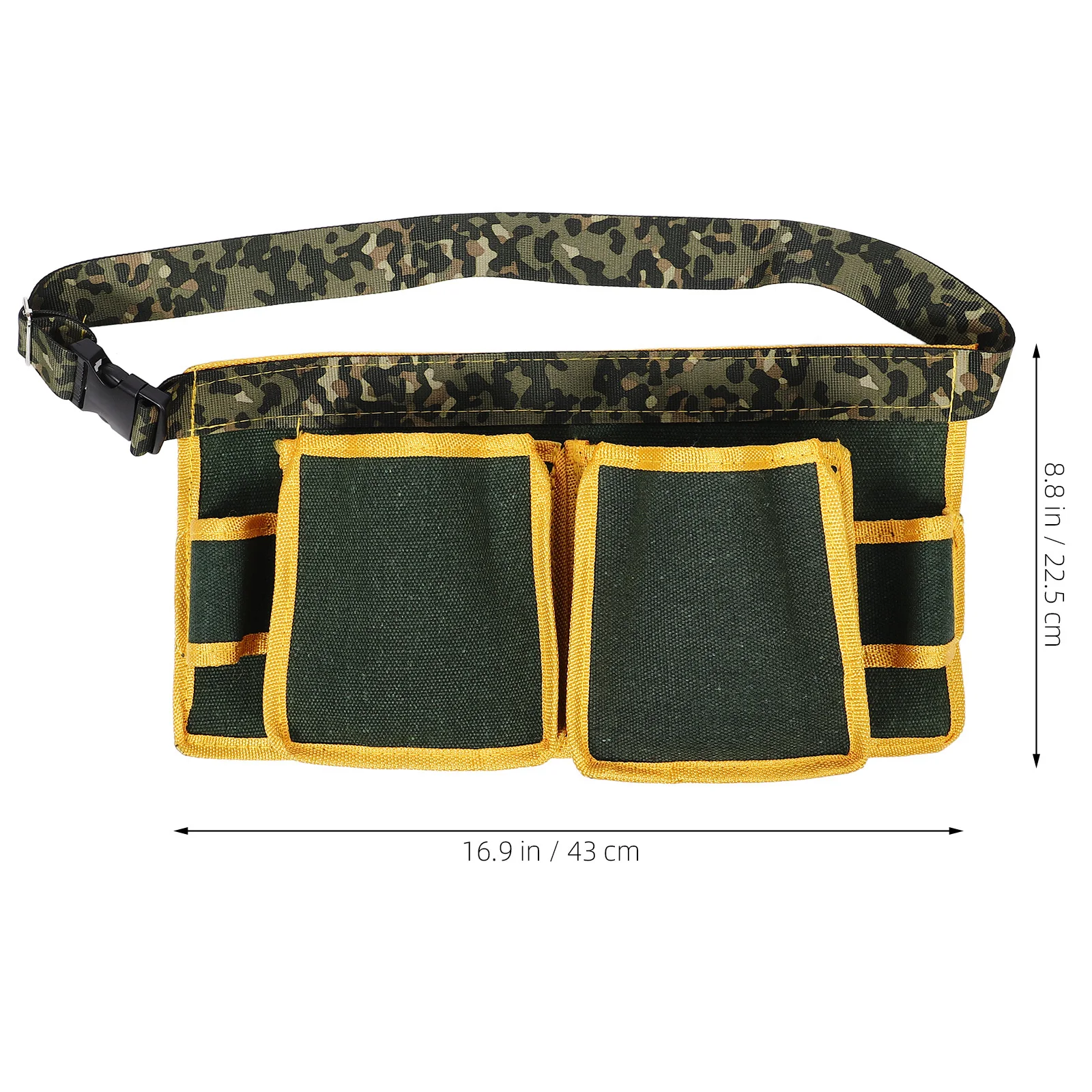 أداة حقيبة بحزام متعددة الوظائف أكسفورد القماش البناء الحقيبة سعة كبيرة قابل للتعديل الخصر المنظم للنجار