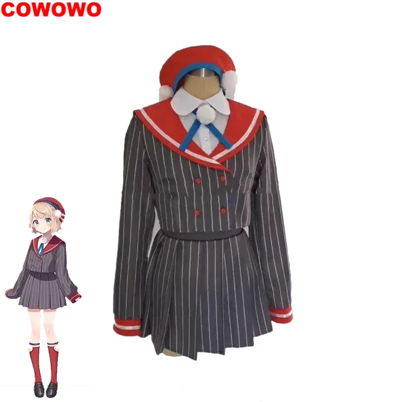 

COWOWO Shigure Ui Cosplay Costume Women Cute Dress With Hat Halloween Carnival Suit Fancy Anime Outfits Custom Made