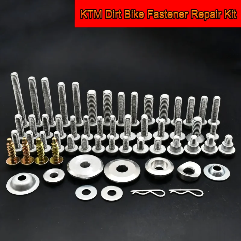 SNOR Motorcycle Maintenance Quick Repair Screw Fastener Kit Modified Upgrade Parts For KTM Husqvarna Off‑Road Dirt Bike Hardware