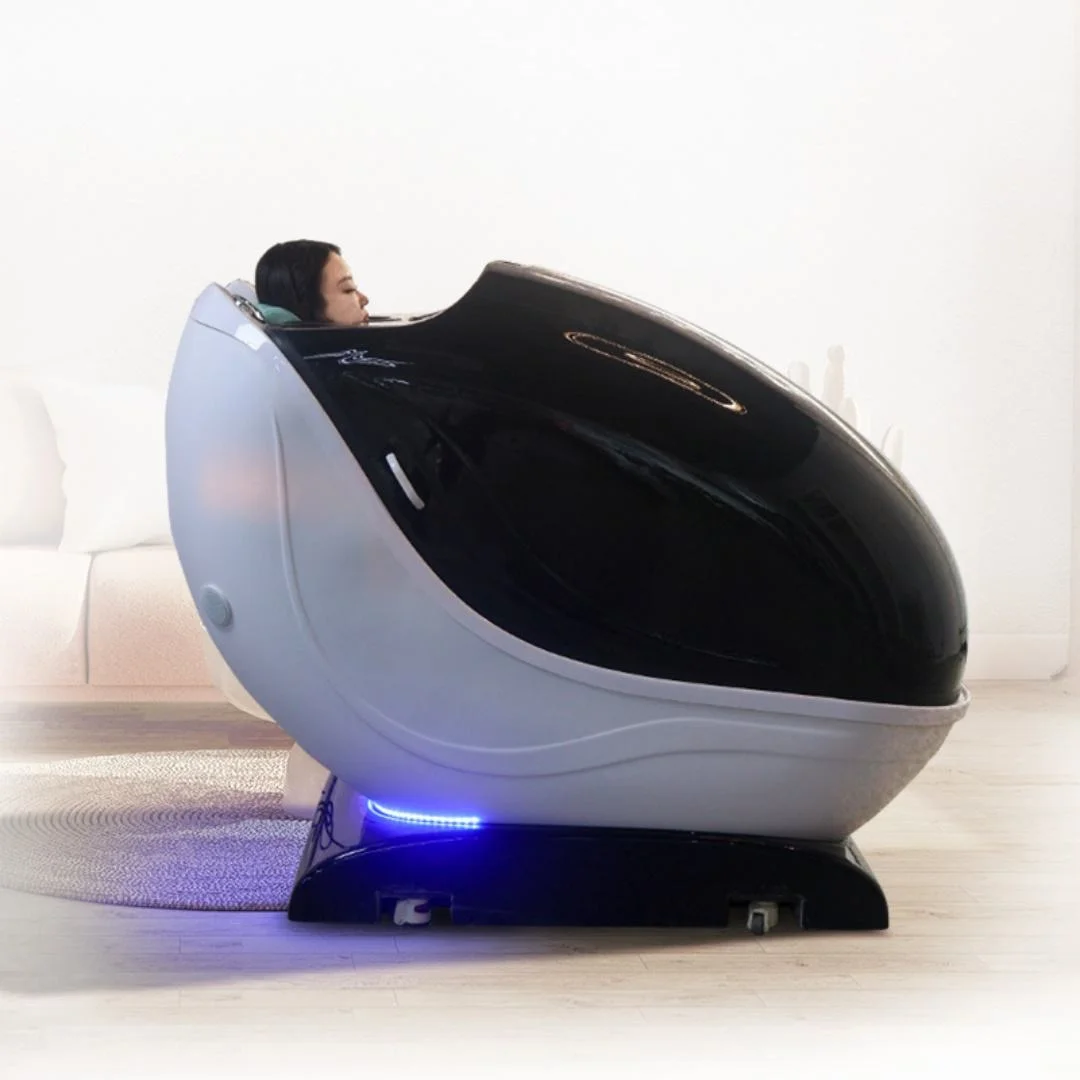 BTWS Massage Capsule Steam Heating Sitting Steam Spa Capsule with Ozone and MP3 Player