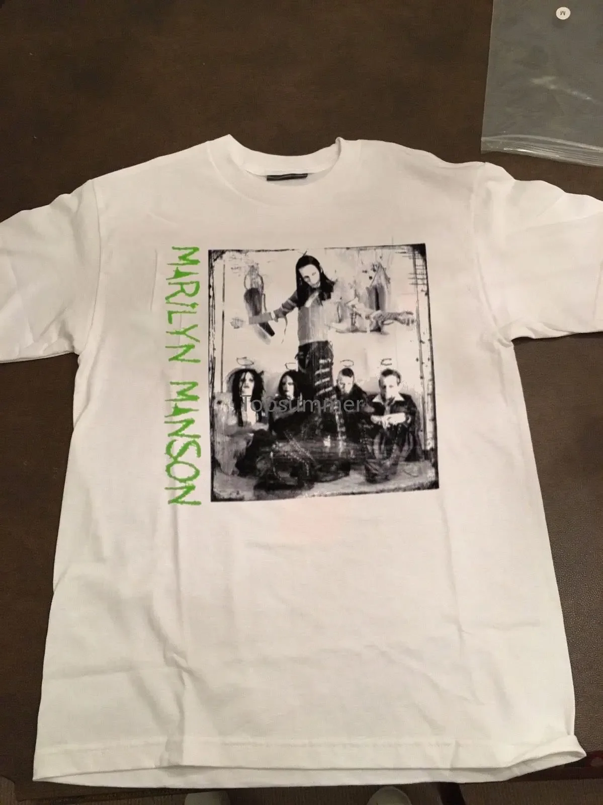 Vintage Marilyn Manson Tour T Shirt Summer Mens Print T-Shirt High Quality For Man Better