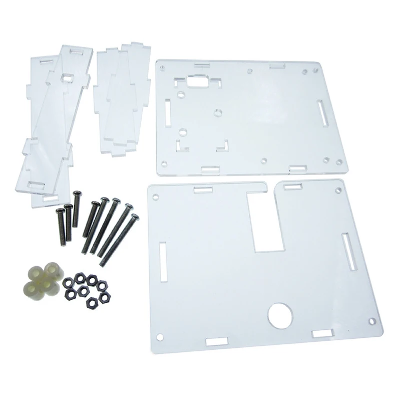 10set Clear Acrylic Case Shell Housing For LCR-T4 M328 Transistor Tester Capacitance ESR Mega328