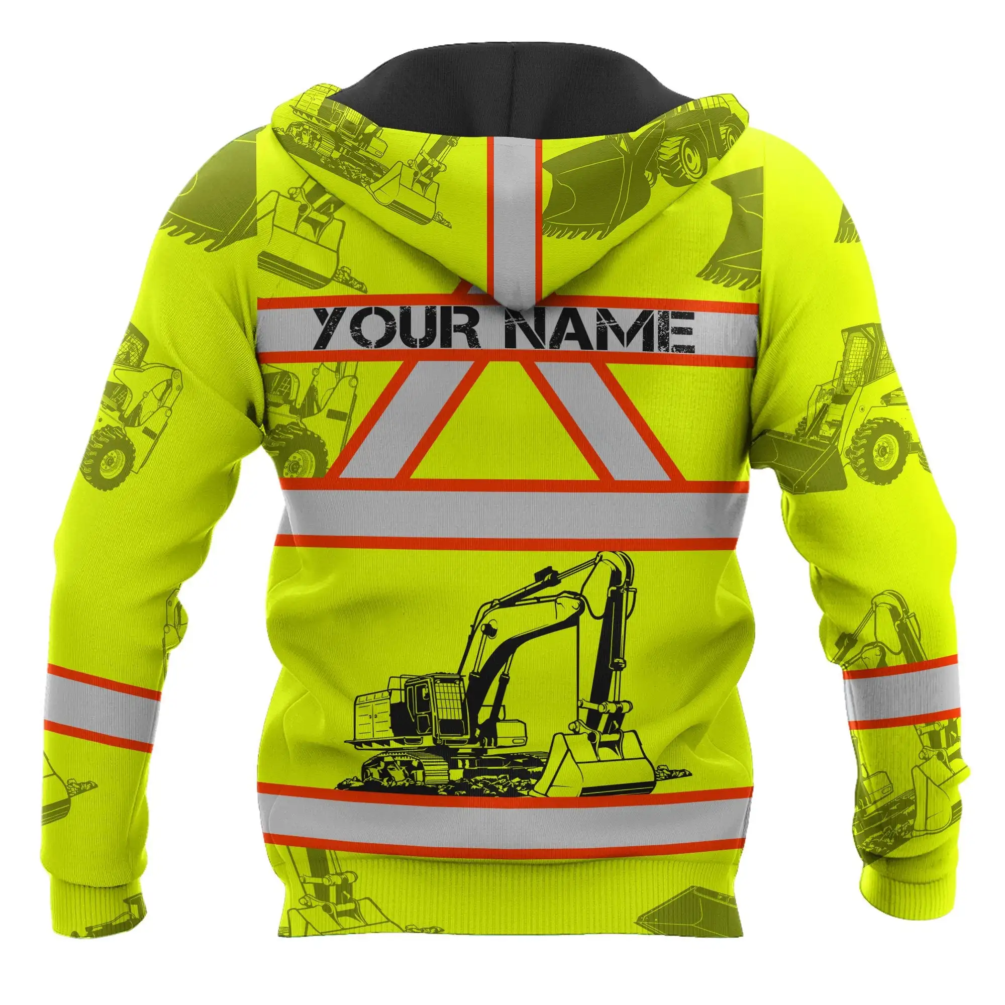 Customize Name Heavy Equipment Operator 3D Print Unisex Hoodie Men Sweatshirt Streetwear Zip Pullover Casual Jacket Tracksuit -6