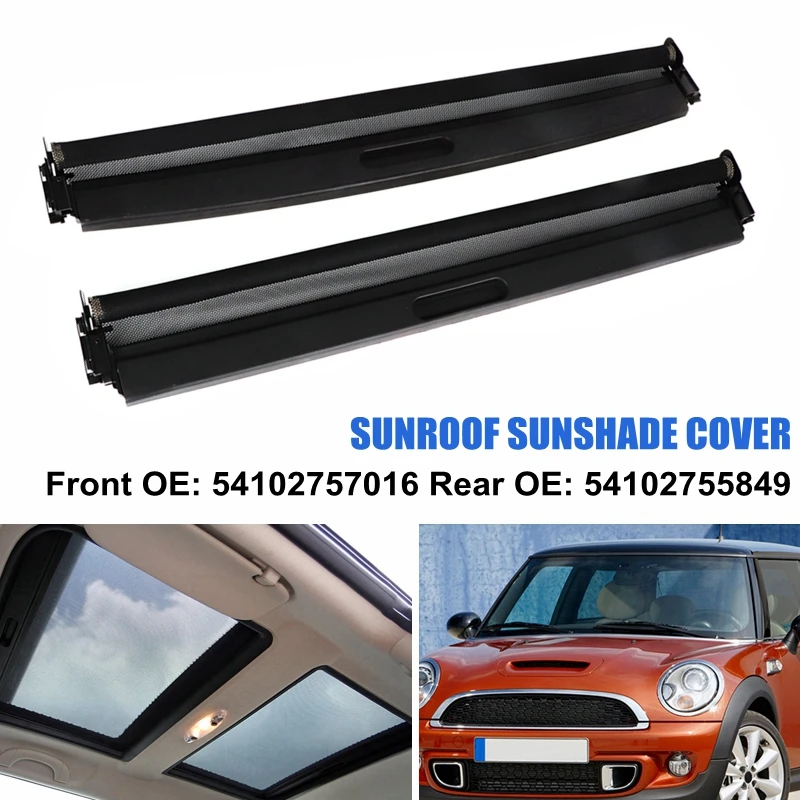 For BMW Mini Clubman Countryman R55 R56 R60 Cooper S One JCW 2007-2016 54102757016 Car Panorama Sunroof Sunshade Curtain Cover