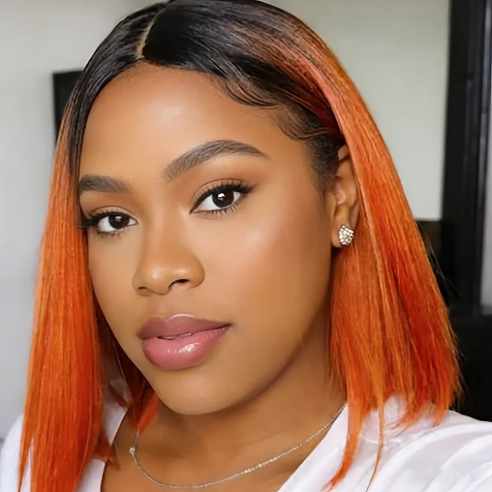 

Боб 13x4 парик шнурка 150% плотность парик 1B350 цвет омбре боб парики из человеческих волос для женщин короткий прямой 10-дюймовый парик Реми