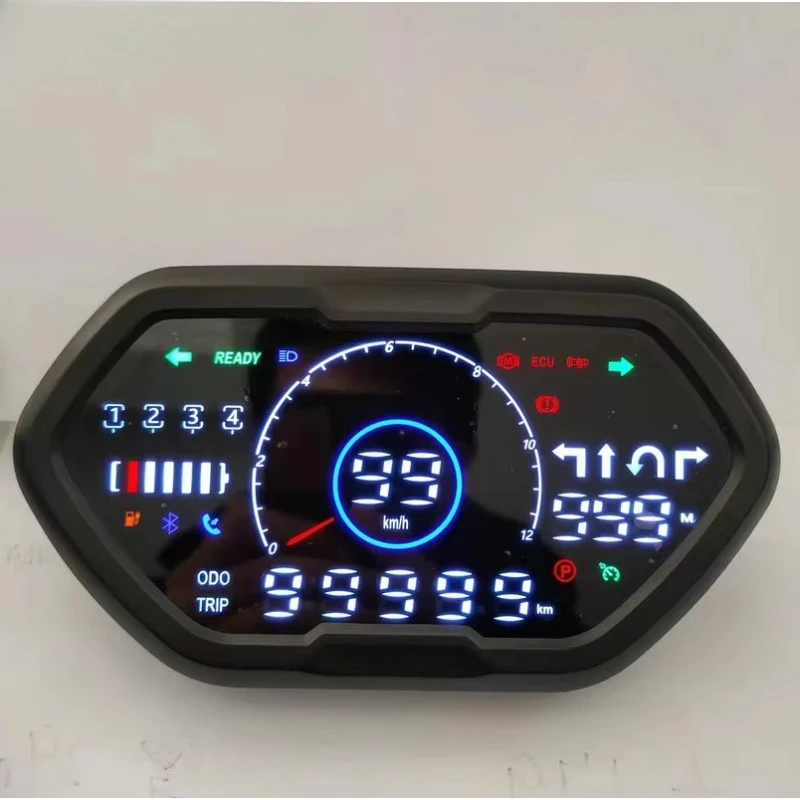 Electric vehicle smart display, one-line communication, LCD instrument panel, mobile phone Bluetooth remote control