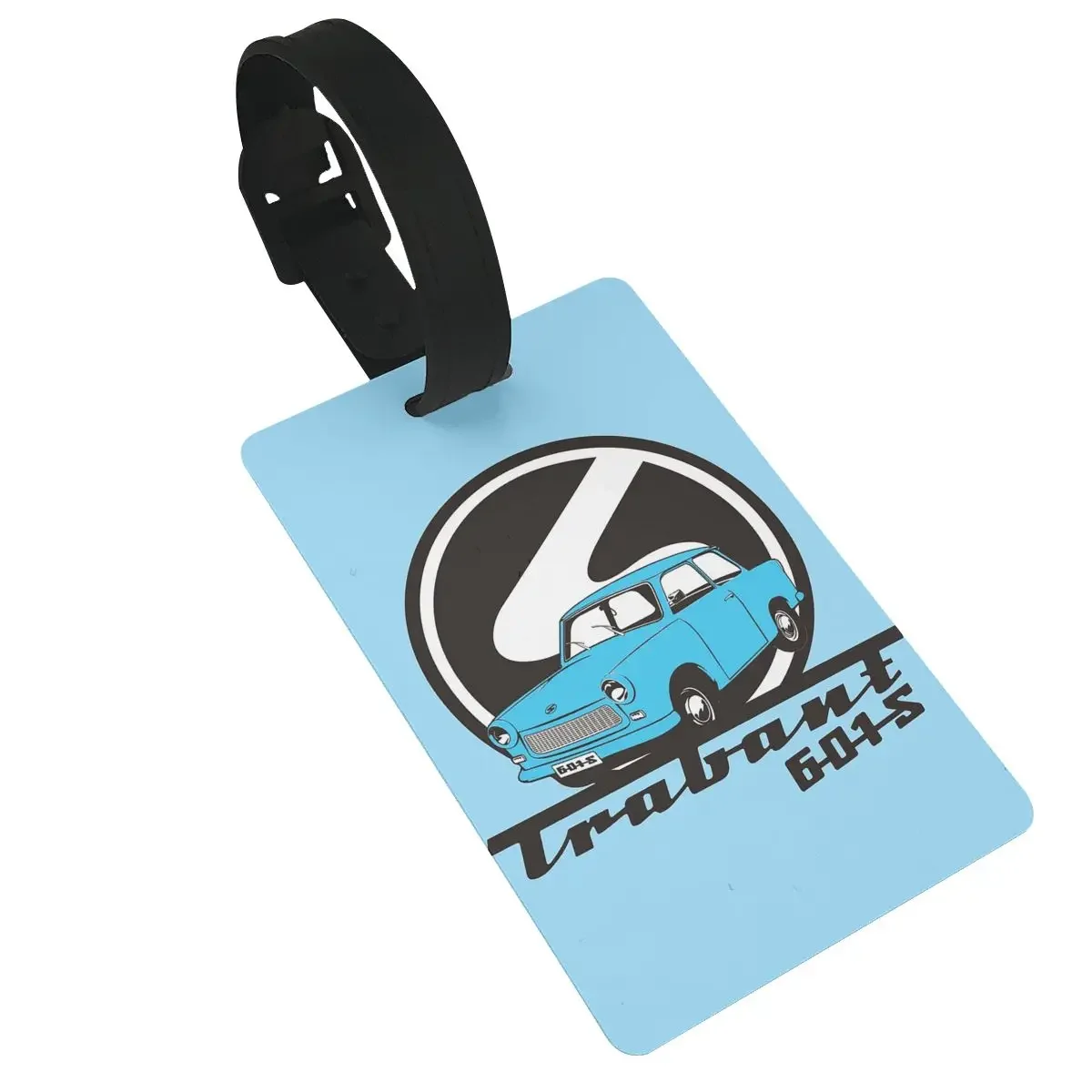 

Trabant 601 1 Luggage Tags Suitcase Accessories Travel PVC Cute Baggage Boarding Tag Portable Label Holder ID Name Address