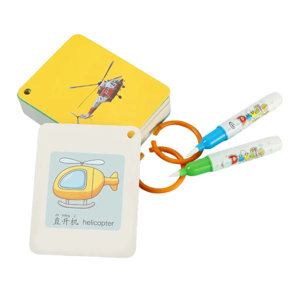 Cartoon Pattern Magic Water Drawing Cards Cannot Tear It Apart Various Theme Montessori Toys Graffiti Enlightenment