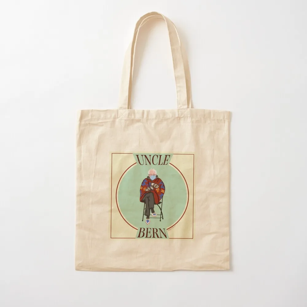 

Uncle Bernie Tote Bag tote bag men's large size bags Canvas bag Canvas Tote