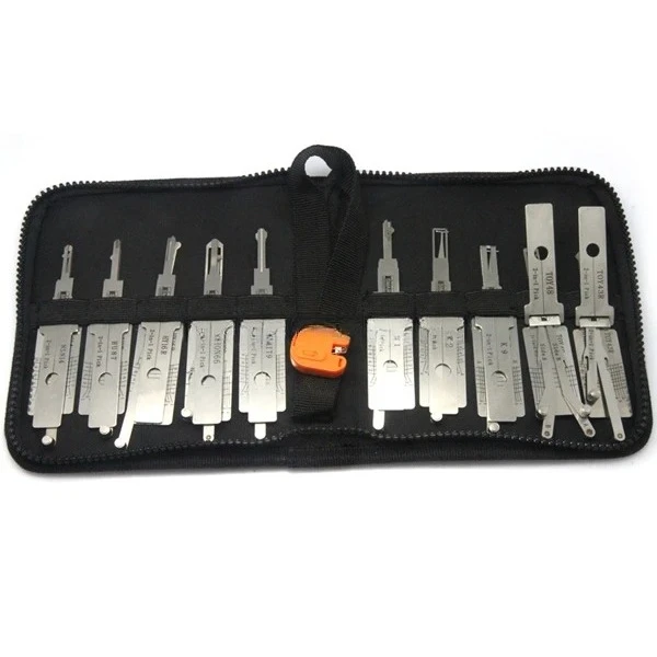 Best Price Auto 2 In 1 Decoder And Lock Pick Tool 10pcs For One Pack For Locksmith Set Locksmith Tool