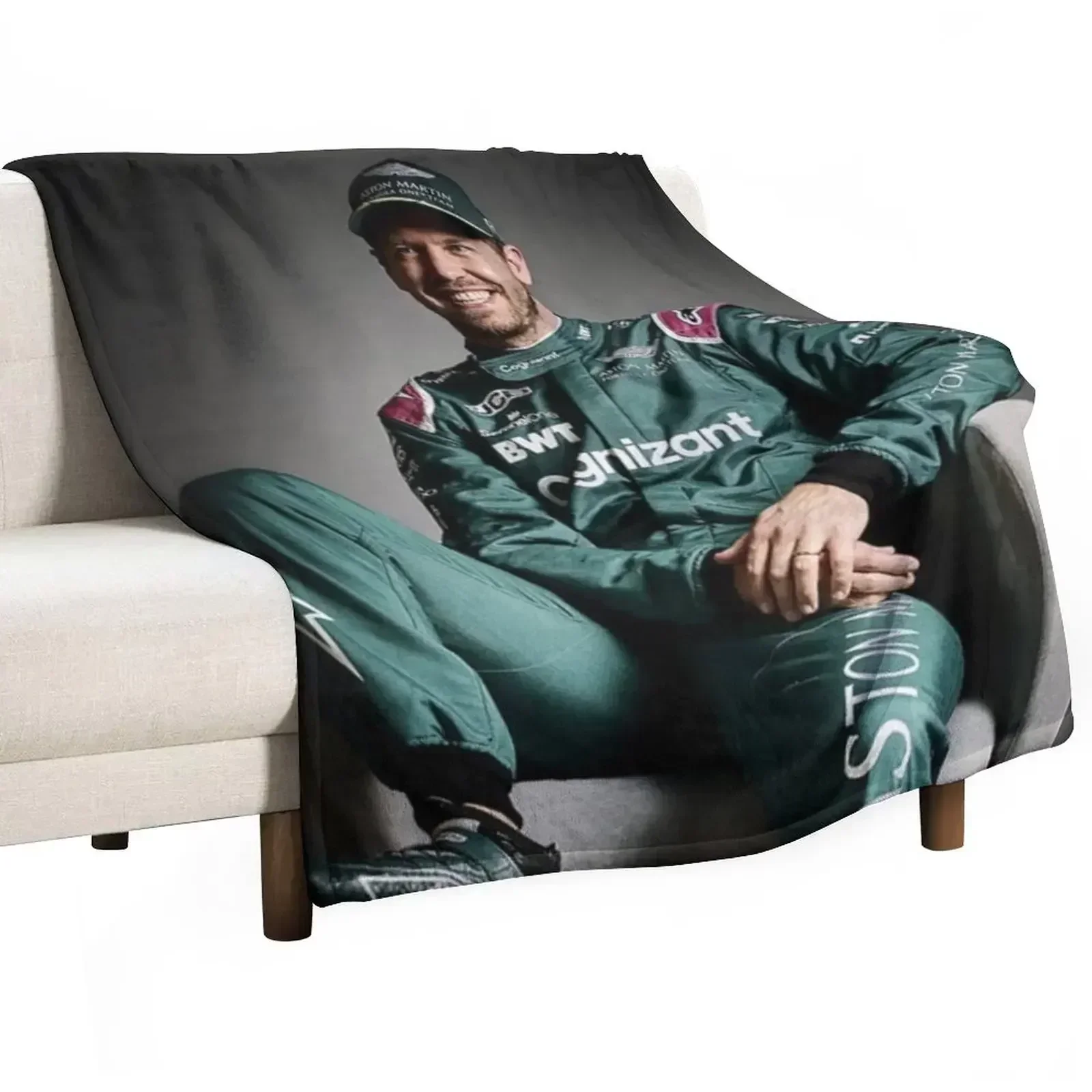 

Funart Sebastian Vettel Throw Blanket Baby Comforter Blankets