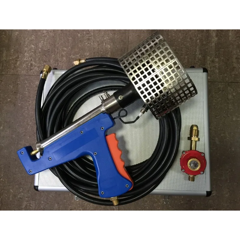 Shrink-wrapped heat shrink gun kit