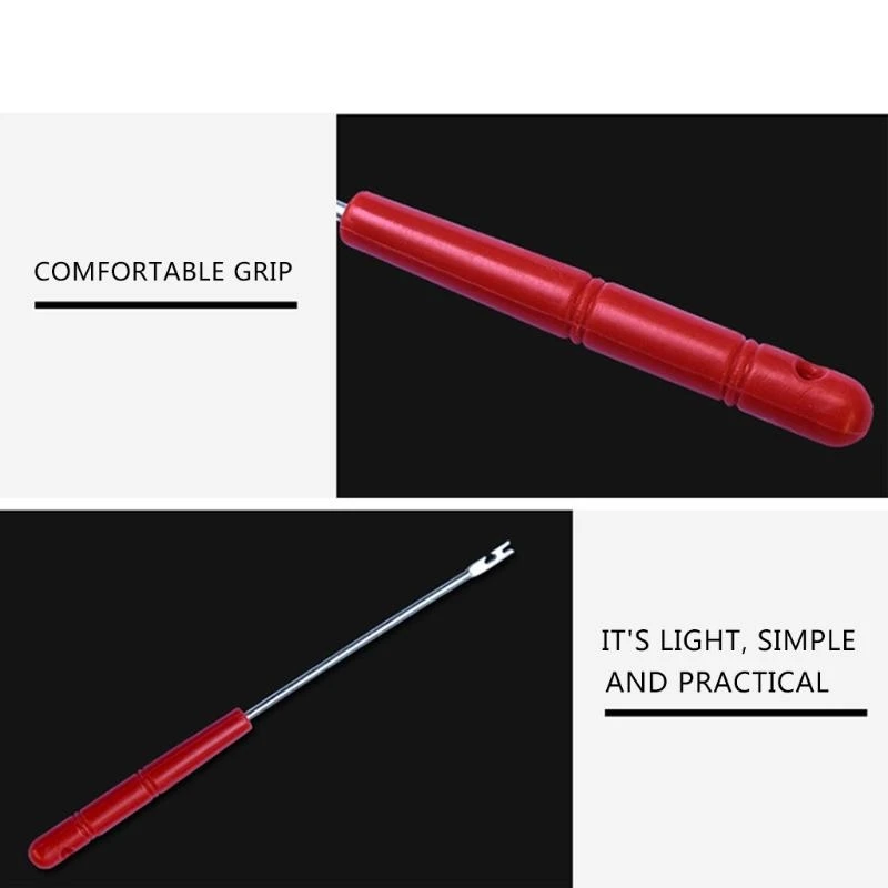 مزيل الخطاف مع مستخرج حلقة مضاد للفقد ومقبض مضاد للانزلاق أداة إزالة الصيد