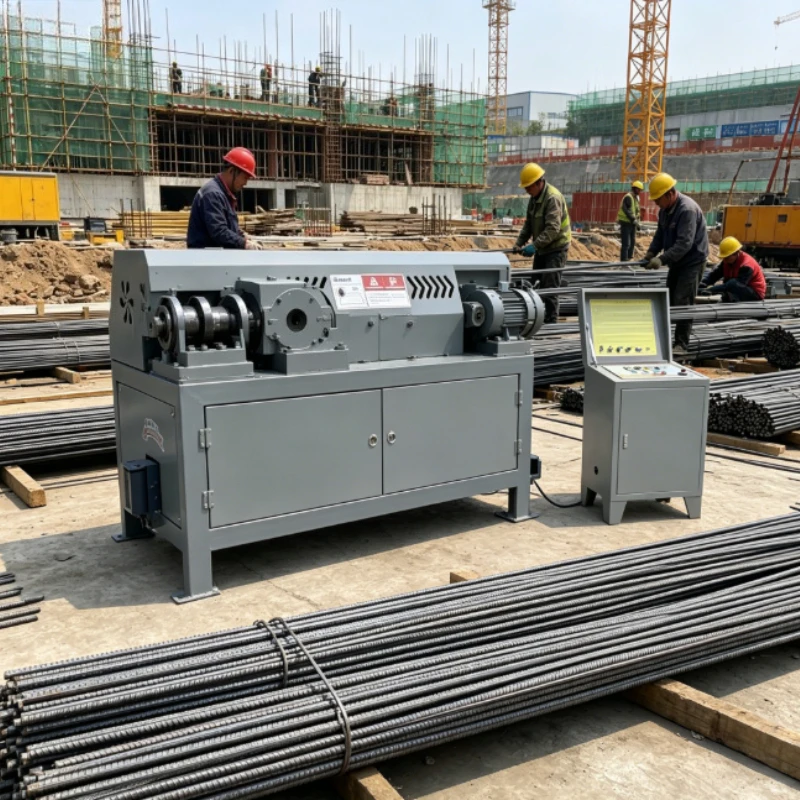 Touch Screen One-key Start CNC Rebar Straightening Cutting Machine Simple Operation Construction Machinery