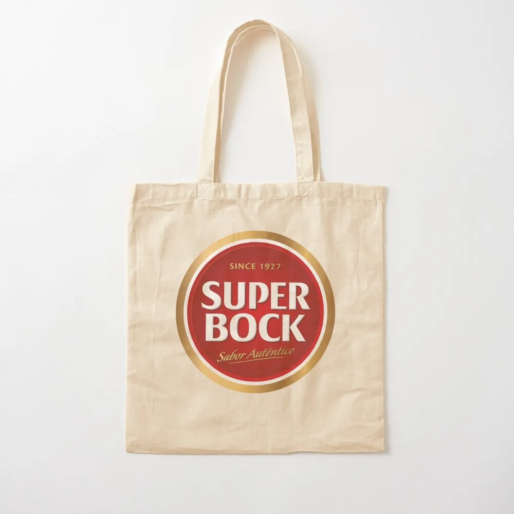 

Super bock since logo Tote Bag Canvas shoulder bag reusable grocery bags Lady bag Canvas Tote