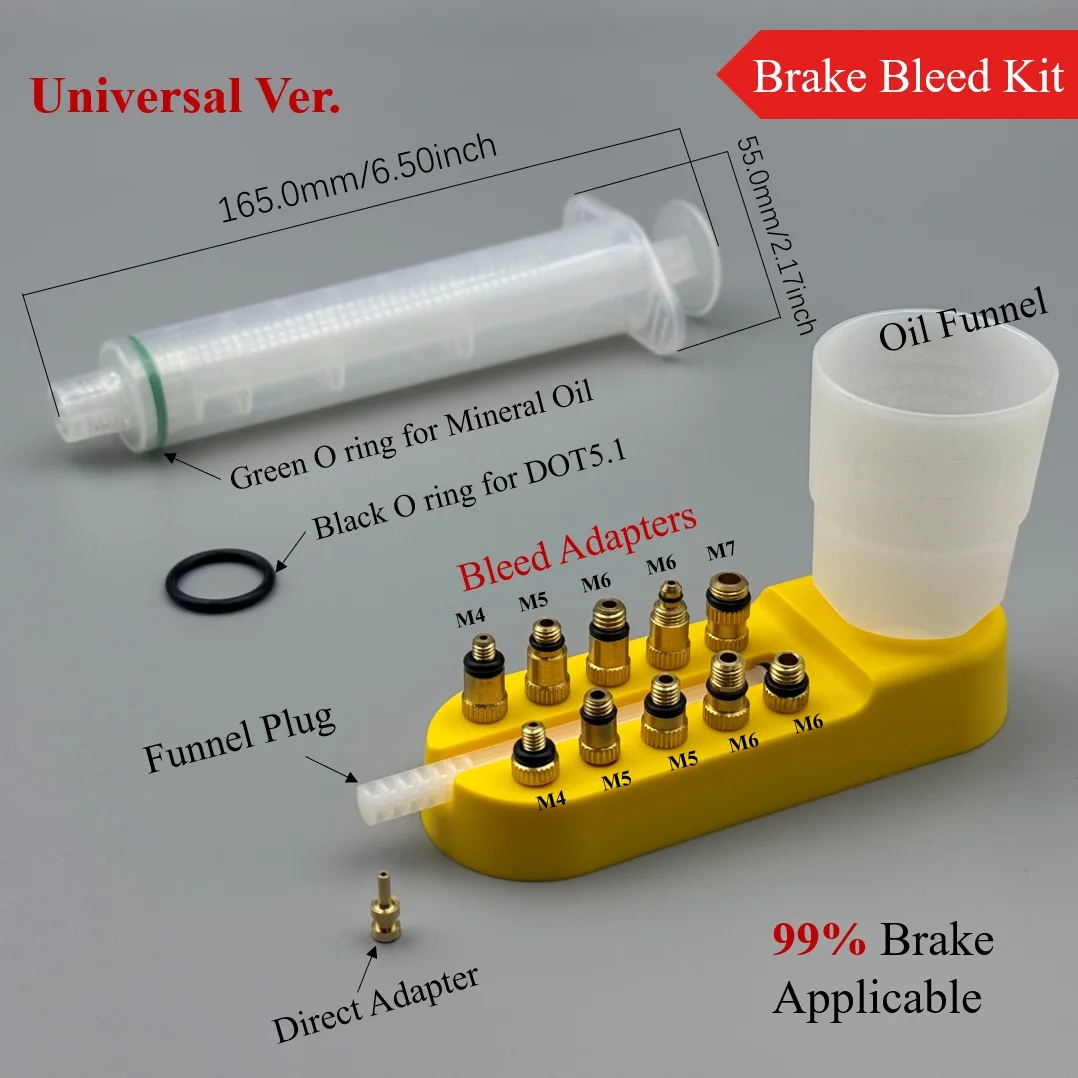 1 комплект велосипедных гидравлических дисковых тормозов EZmtb, набор инструментов для прокачки масла, универсальная версия, для Shimano Sram Avid Magura Nutt Zoom