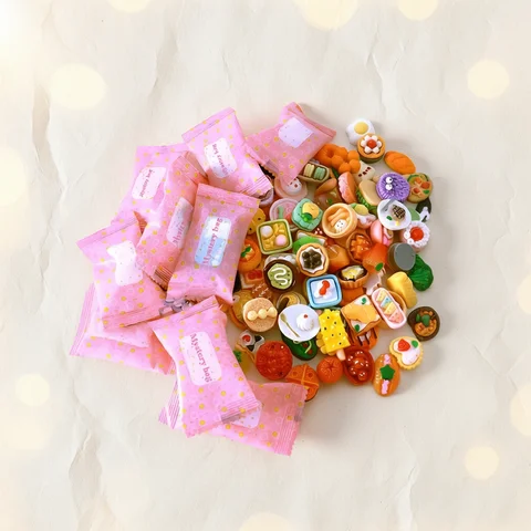 Adorable Miniature Food Beverage Items Candy Bag Mock ups Party Favors Surprise Gifts   Christmas Piñata Stuffer Animal Props