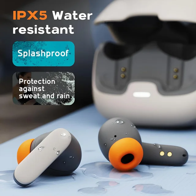 TWS Wireless Bluetooth Earphones Bluetooth 5.4 Ultra-low Latency Dual Microphone ENC Noise Cancelling in Ear Bluetooth Earphones 2