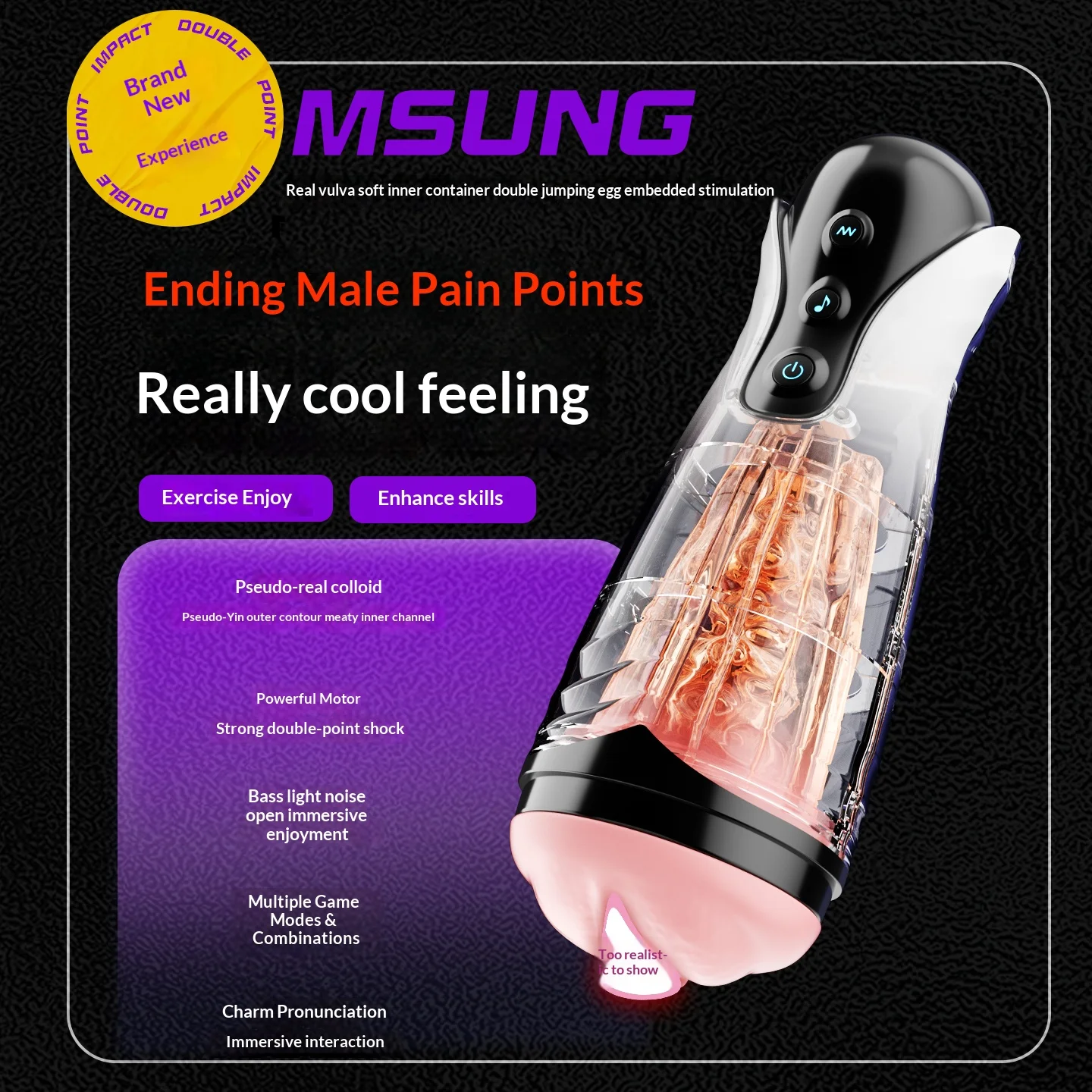 Male Masturbator Sucking Vibration Blowjob Machine Heating Pussy Penis Pump Masturbation Cup Sex Toys for Men Supplies